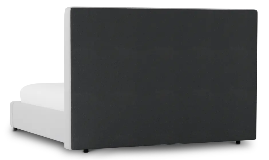 Grayton Delray Light Gray 54" Upholstered Platform Bed Grayton Delray Light Gray 54" Upholstered Platform Bed