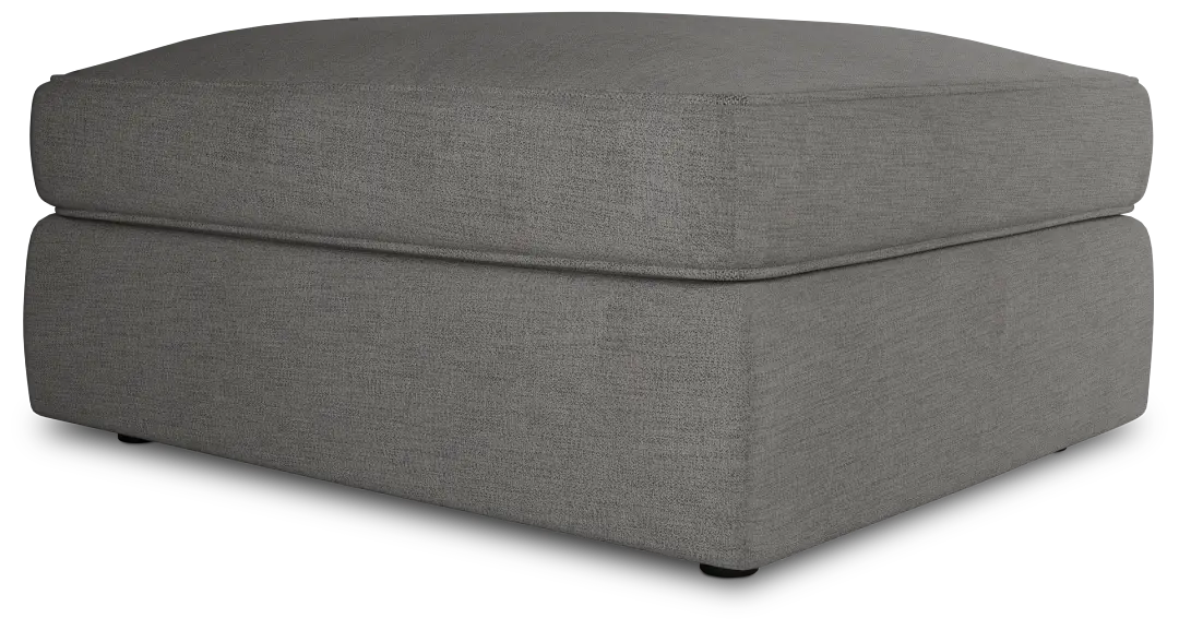 Siesta Maguire Gray Fabric Ottoman Siesta Maguire Gray Fabric Ottoman