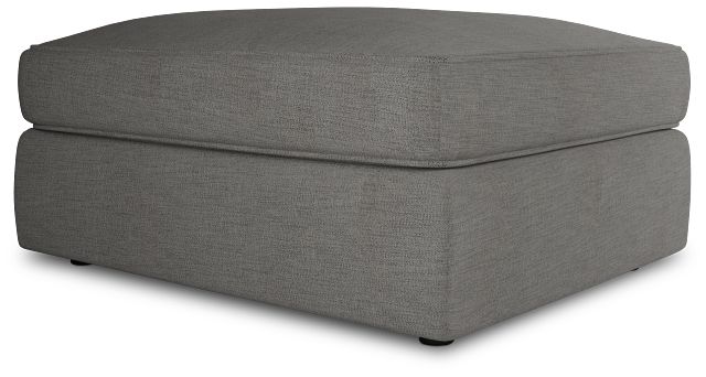 Siesta Maguire Gray Fabric Ottoman