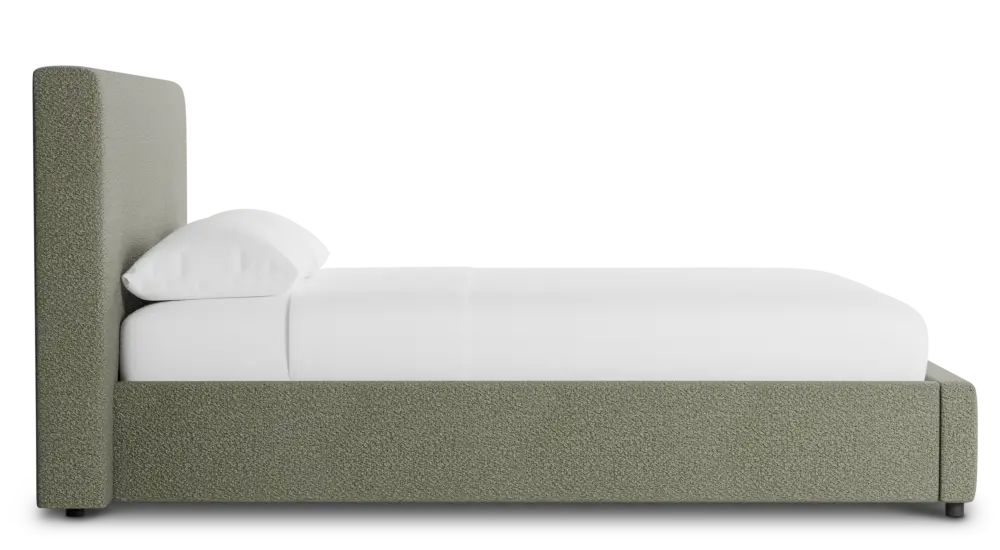 Grayton Sutton Green 44" Upholstered Platform Bed Grayton Sutton Green 44" Upholstered Platform Bed