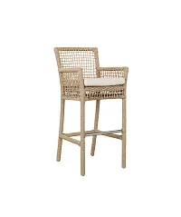 Ryan Light Beige Woven 30" Barstool
