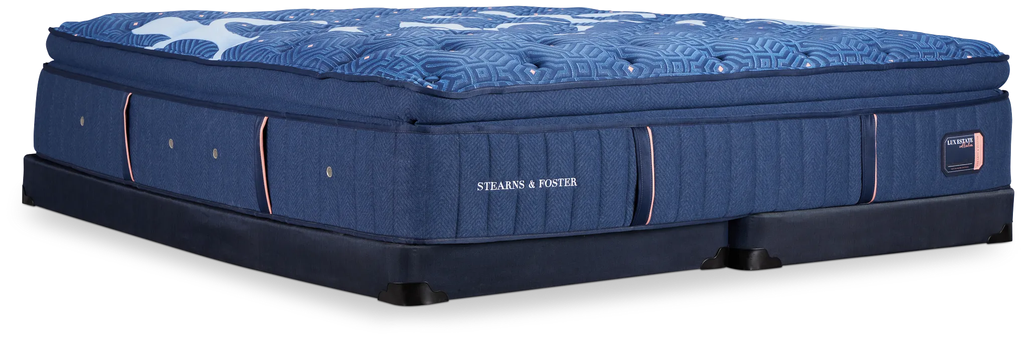 Stearns & Foster Lux Estate Soft Low-profile Mattress Set