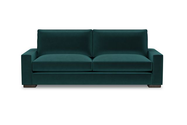 Edgewater Joya Teal 96" Sofa W/ 2 Cushions