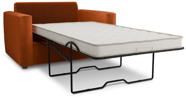 Siesta Joya Orange Fabric Innerspring Sleeper