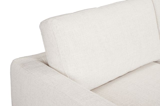 Maeve Light Beige Fabric Small Two-arm Sectional