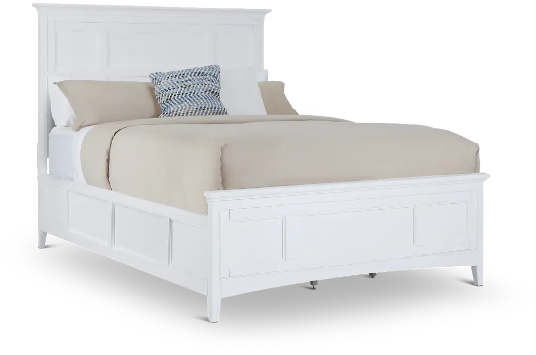Heron Cove White Panel Bed Heron Cove White Panel Bed