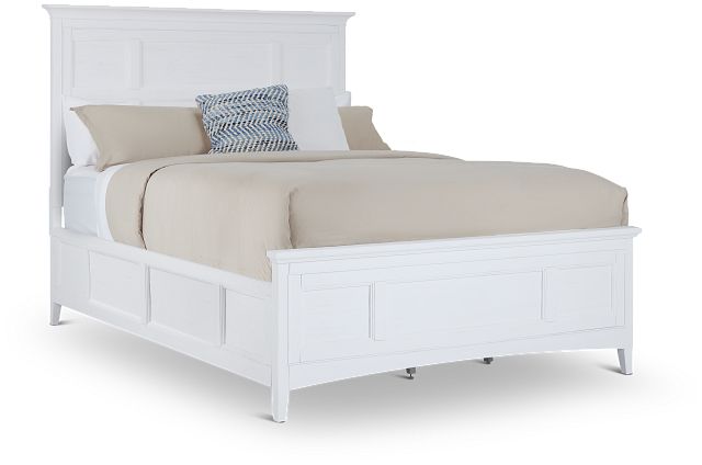 Heron Cove White Panel Bed