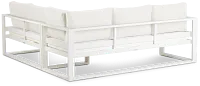 Lisbon White Aluminum Small Right Sectional