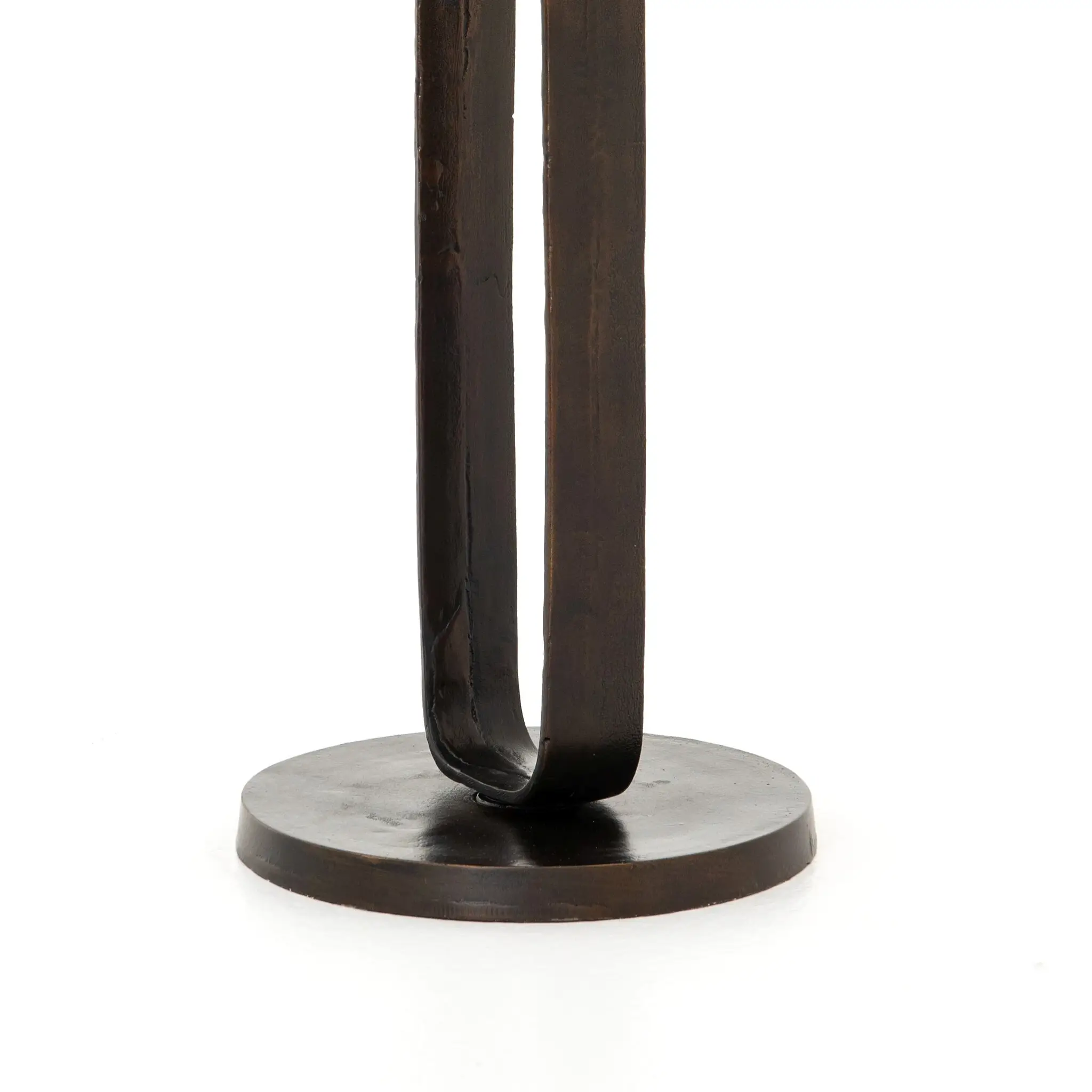 Four Hands Deem Dark Gray Round End Table Four Hands Deem Dark Gray Round End Table