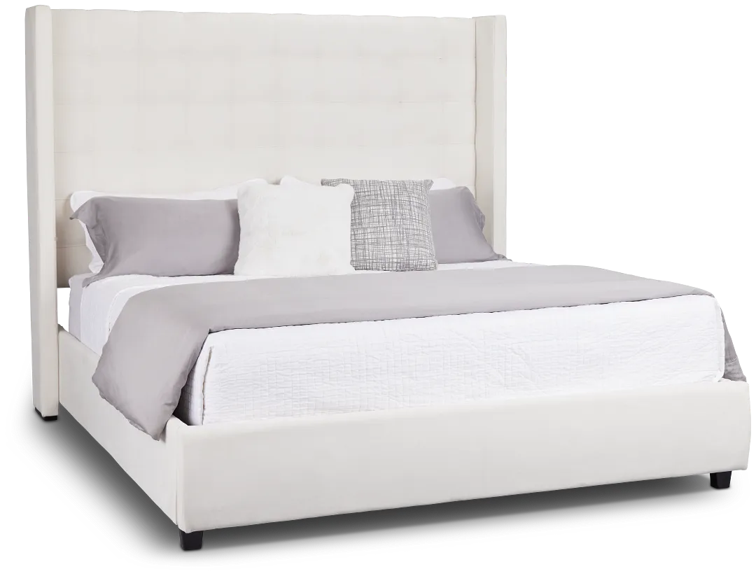 Marco White Uph Platform Storage Bed