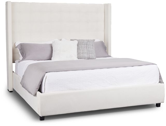 Marco White Uph Platform Storage Bed