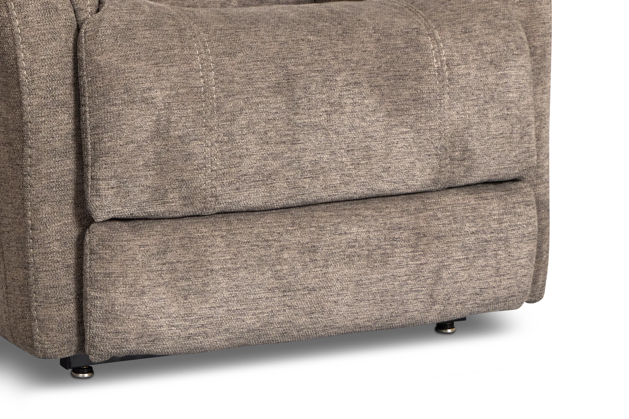 Model 3+ Petite Dark Gray Fabric Power Lift Recliner