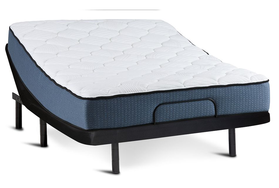 Kevin Charles Cocoa Cushion Firm Gold Adjustable Mattress Set
