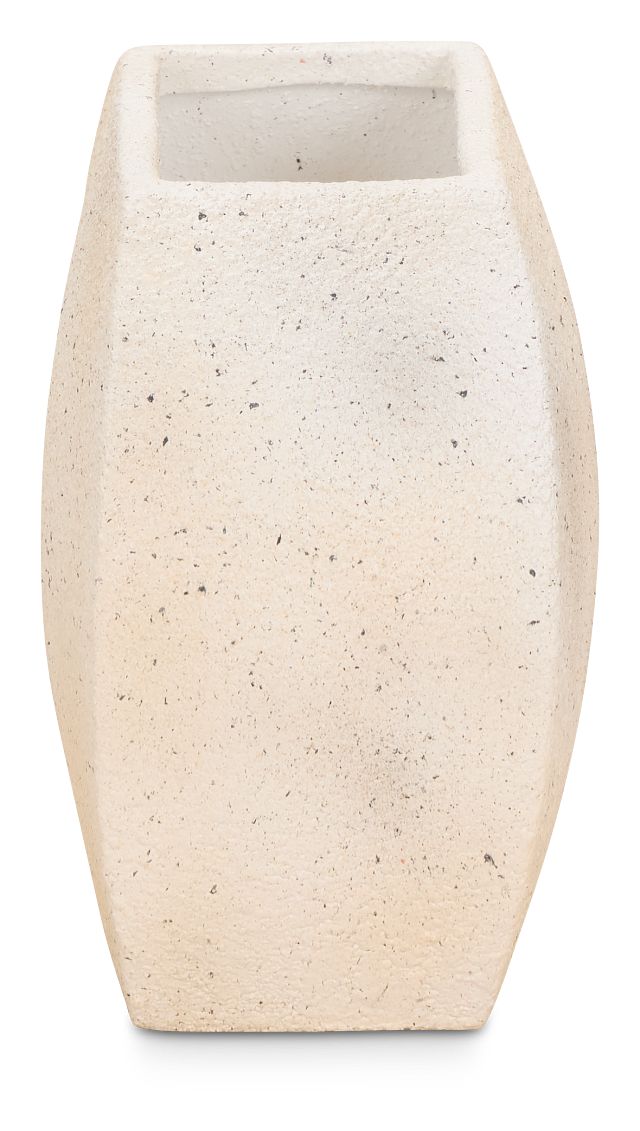 Selina White Medium Vase