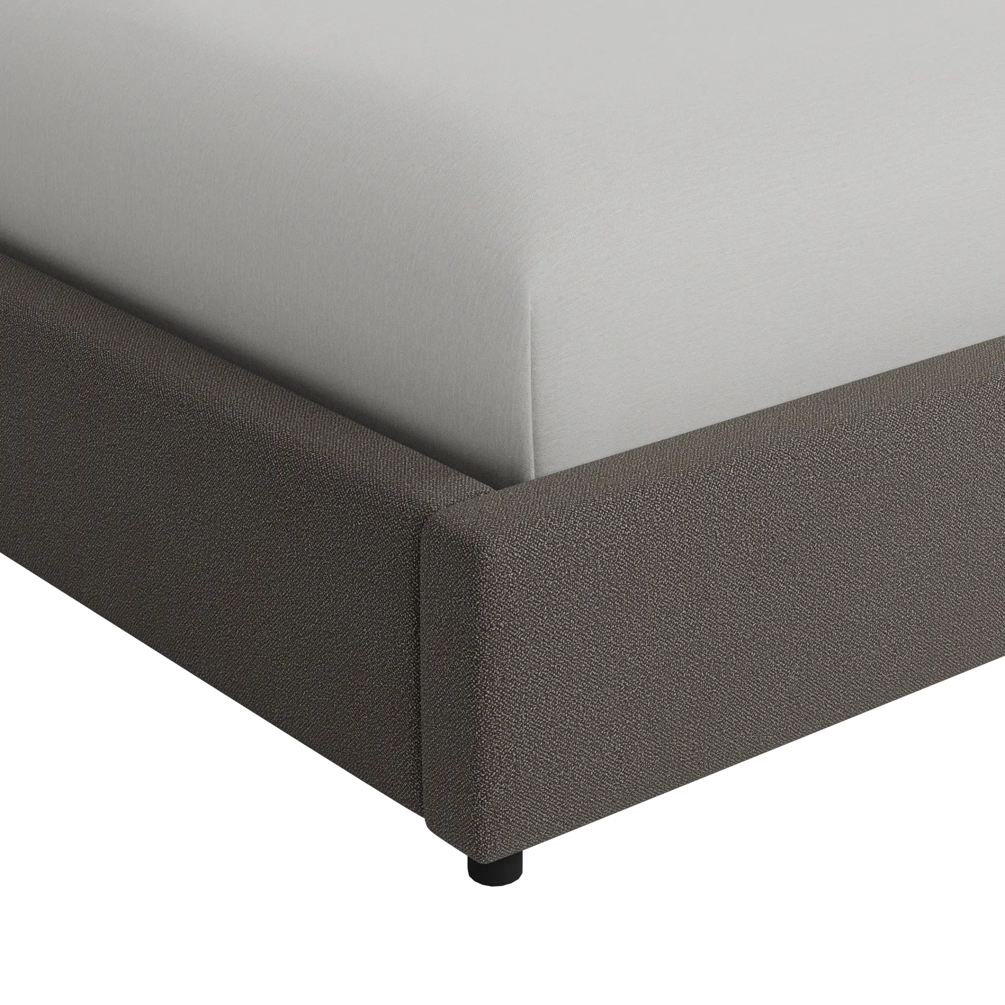 Grayton Elite Dark Gray 54" Upholstered Platform Bed Grayton Elite Dark Gray 54" Upholstered Platform Bed