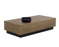 Alana Brown Rectangular Coffee Table