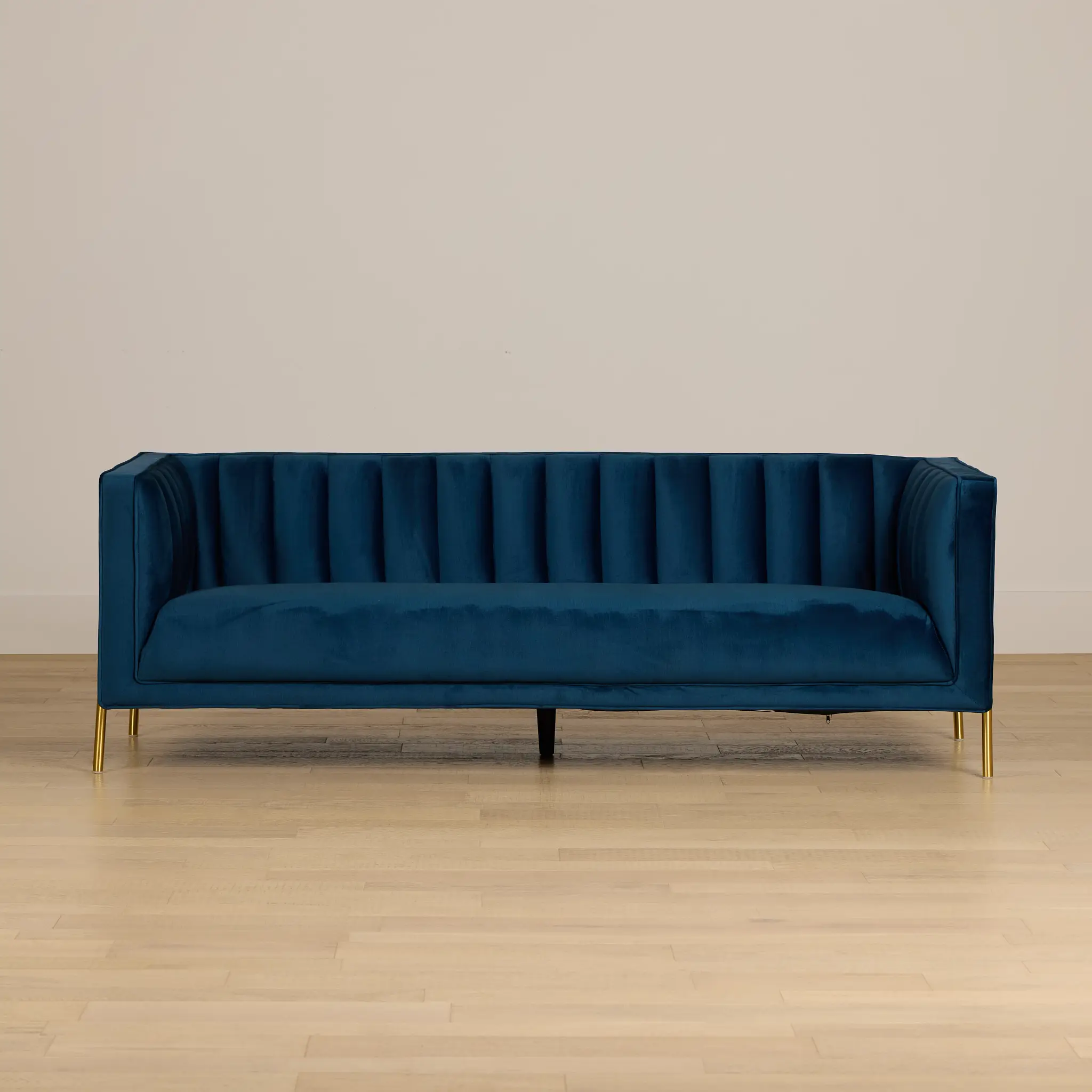 Bella Dark Blue Velvet Sofa Bella Dark Blue Velvet Sofa