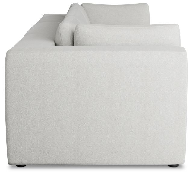 Destin Sutton Gray Fabric 3 Piece Modular Sofa