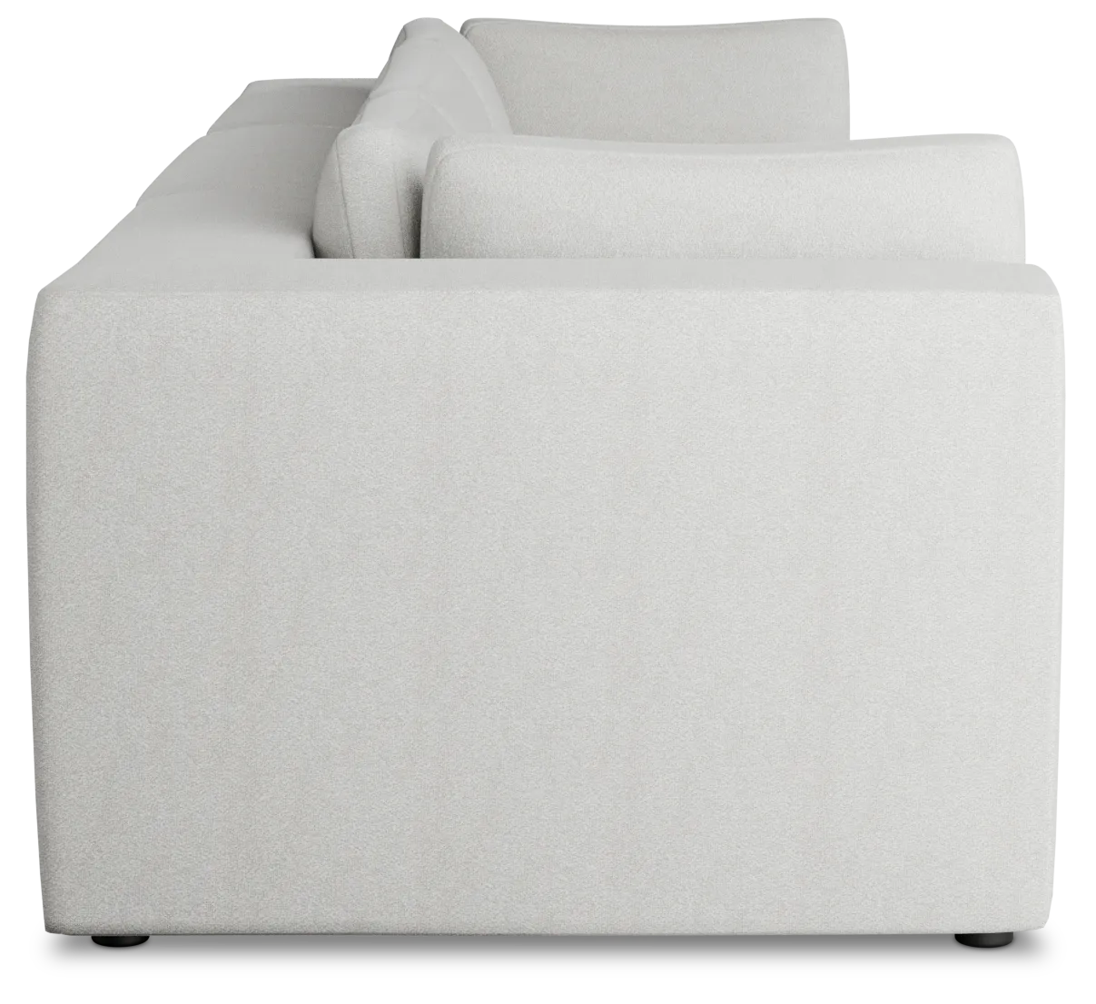 Destin Sutton Gray Fabric 3 Piece Modular Sofa