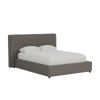 Grayton Elite Dark Gray 44" Upholstered Platform Bed