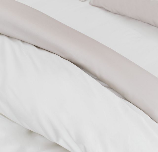 Rest & Renew Egyptian Cotton White 400 Thread Duvet Set