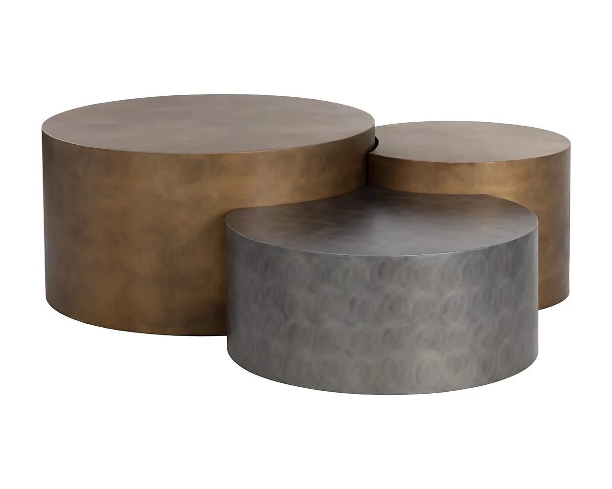 Leila Dark Gray Medium Nesting Coffee Table