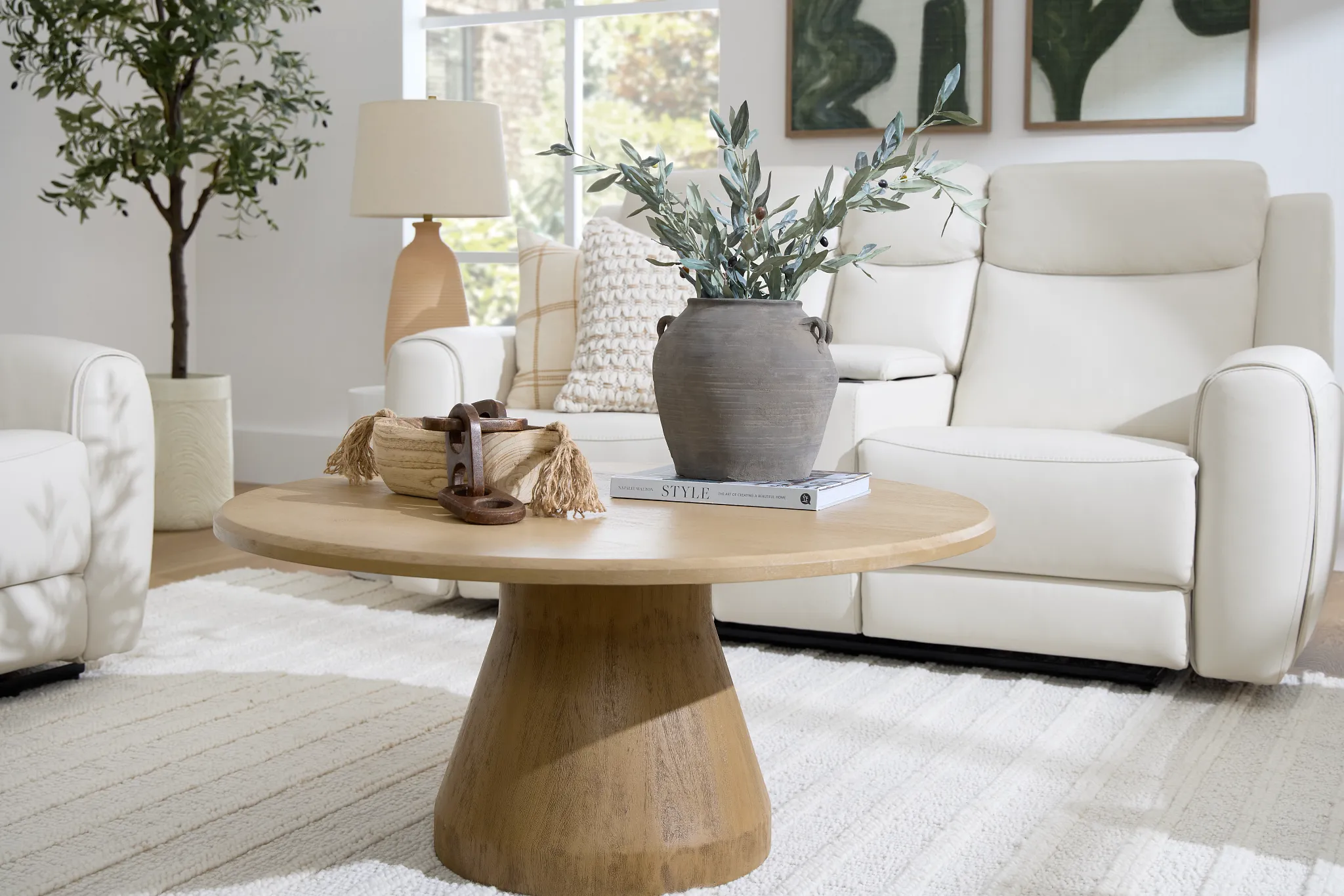 Keenan Mid Tone Wood Coffee Table