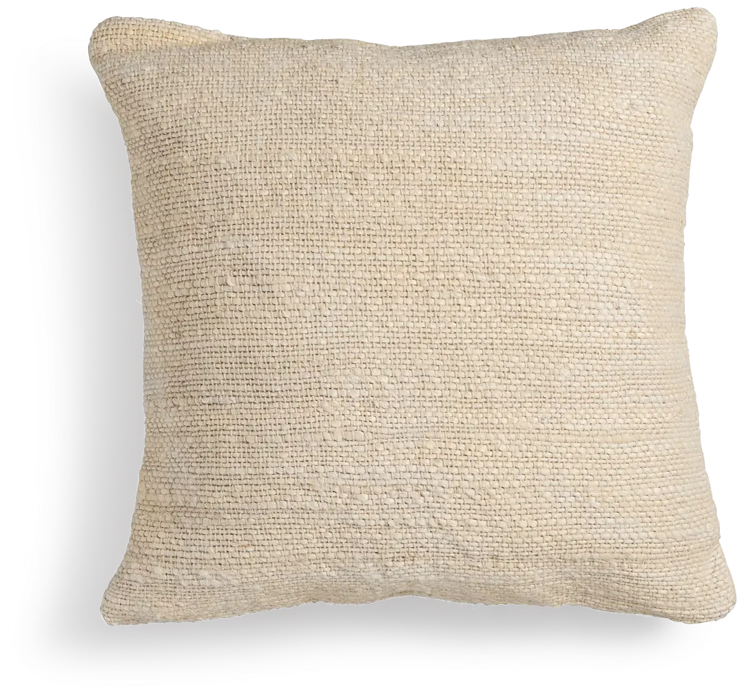Helterna Ivory 22" Square Accent Pillow Helterna Ivory 22" Square Accent Pillow
