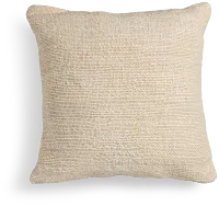 Helterna Ivory 22" Square Accent Pillow