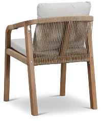 Laguna Gray Cushioned Arm Chair