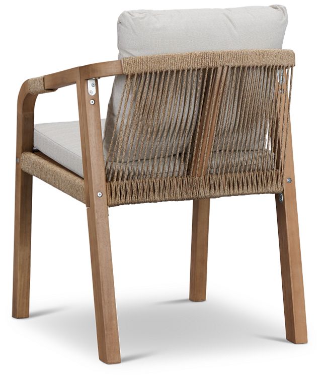 Laguna Gray Cushioned Arm Chair