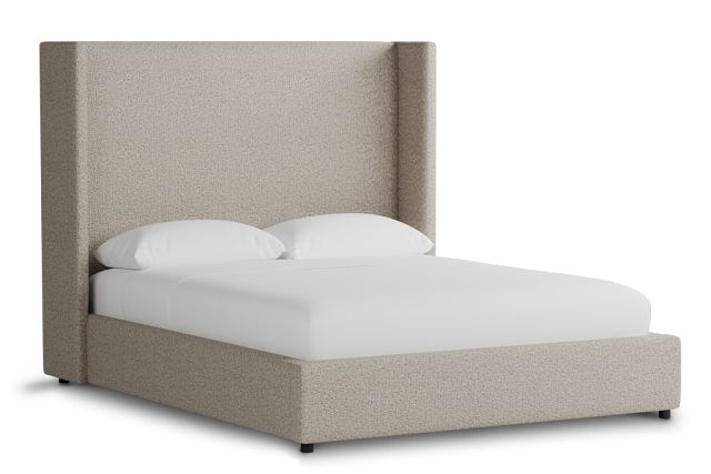 Captiva Gellar Brown 60" Upholstered Shelter Bed