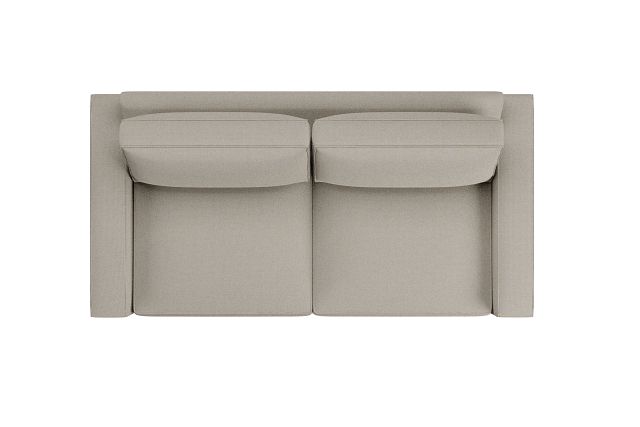 Edgewater Peyton Beige 84" Sofa W/ 2 Cushions