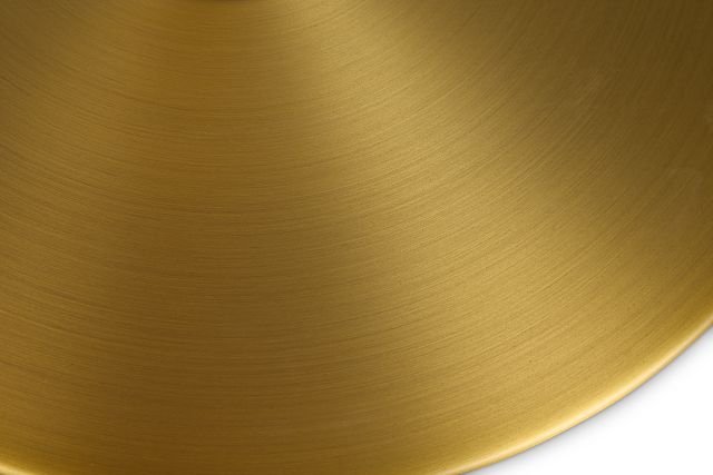 Oskar Gold Metal Floor Lamp