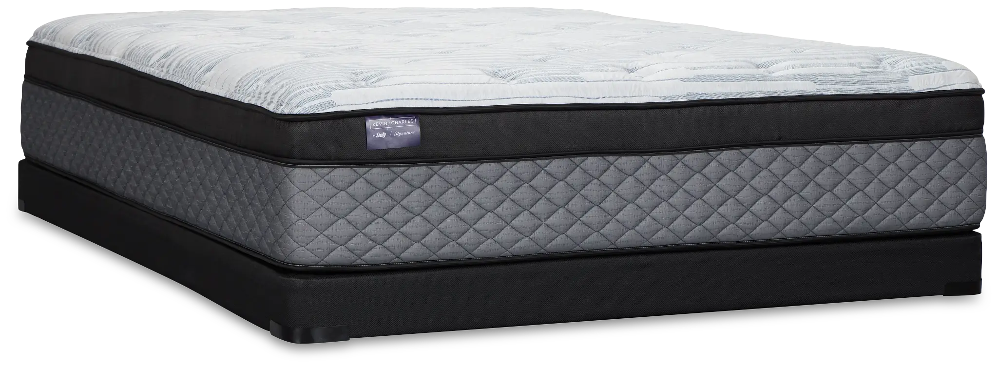 Kevin Charles By Sealy Signature Plush Low-profile Mattress Set Kevin Charles By Sealy Signature Plush Low-profile Mattress Set