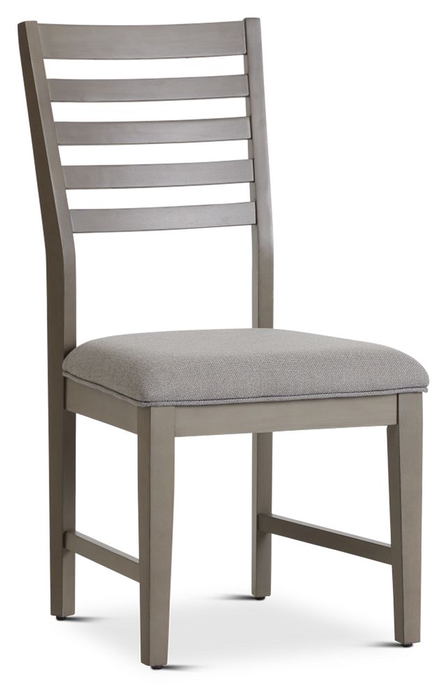 Zurich Gray Slat Side Chair