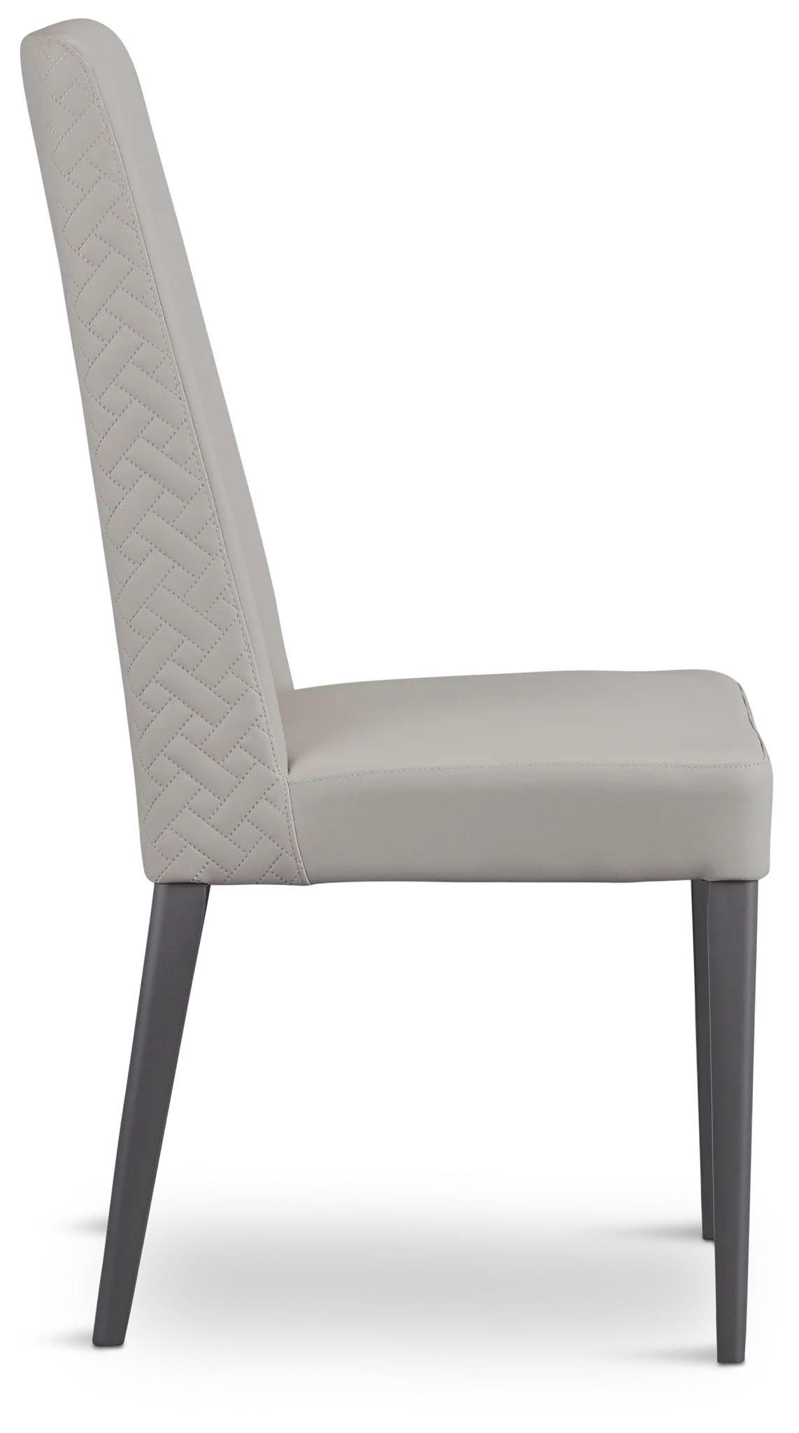 Oslo Light Gray Upholstered Side Chair
