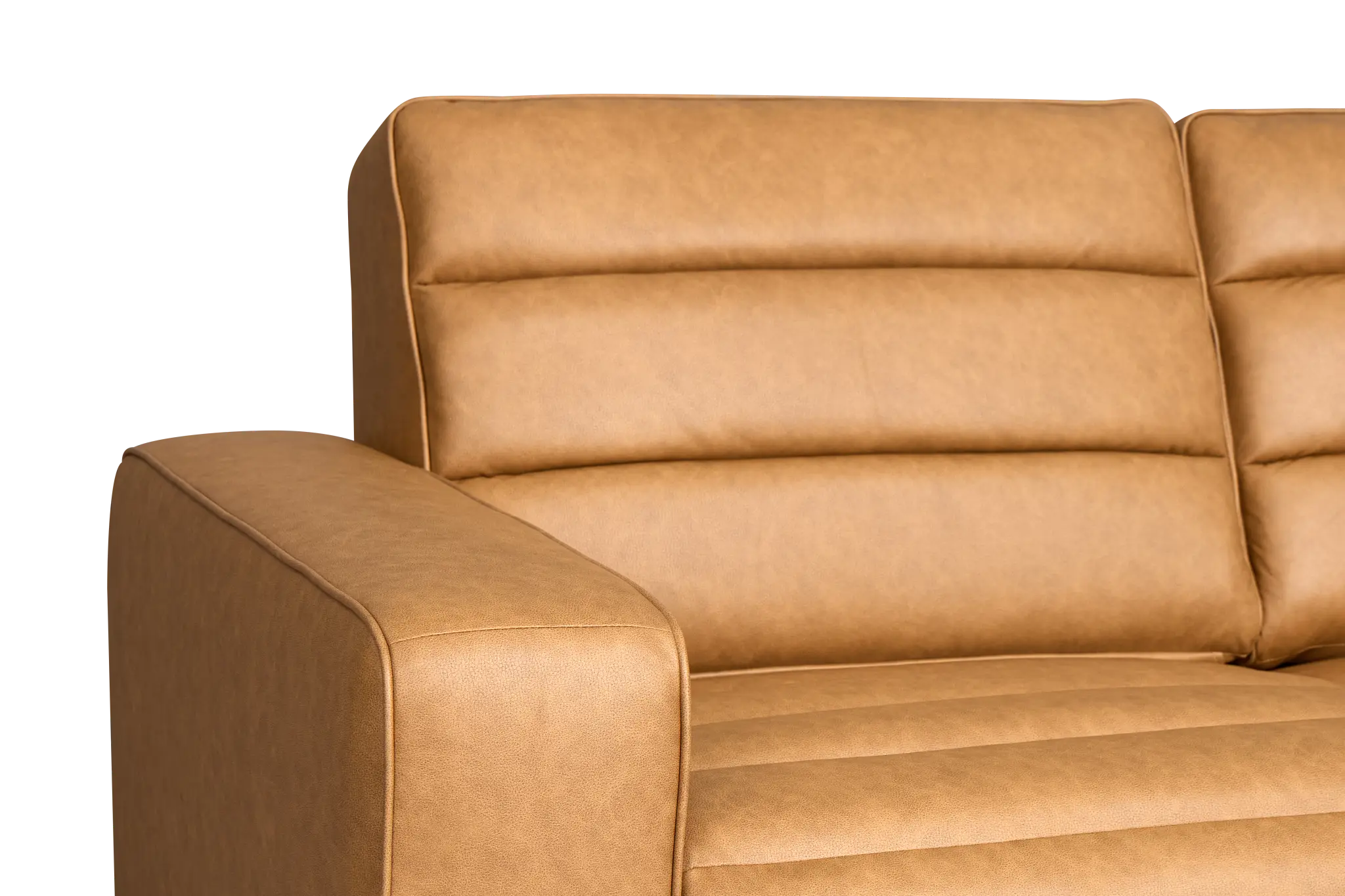 Sawyer Light Brown Micro 3-piece Modular Power Sofa Sawyer Light Brown Micro 3-piece Modular Power Sofa