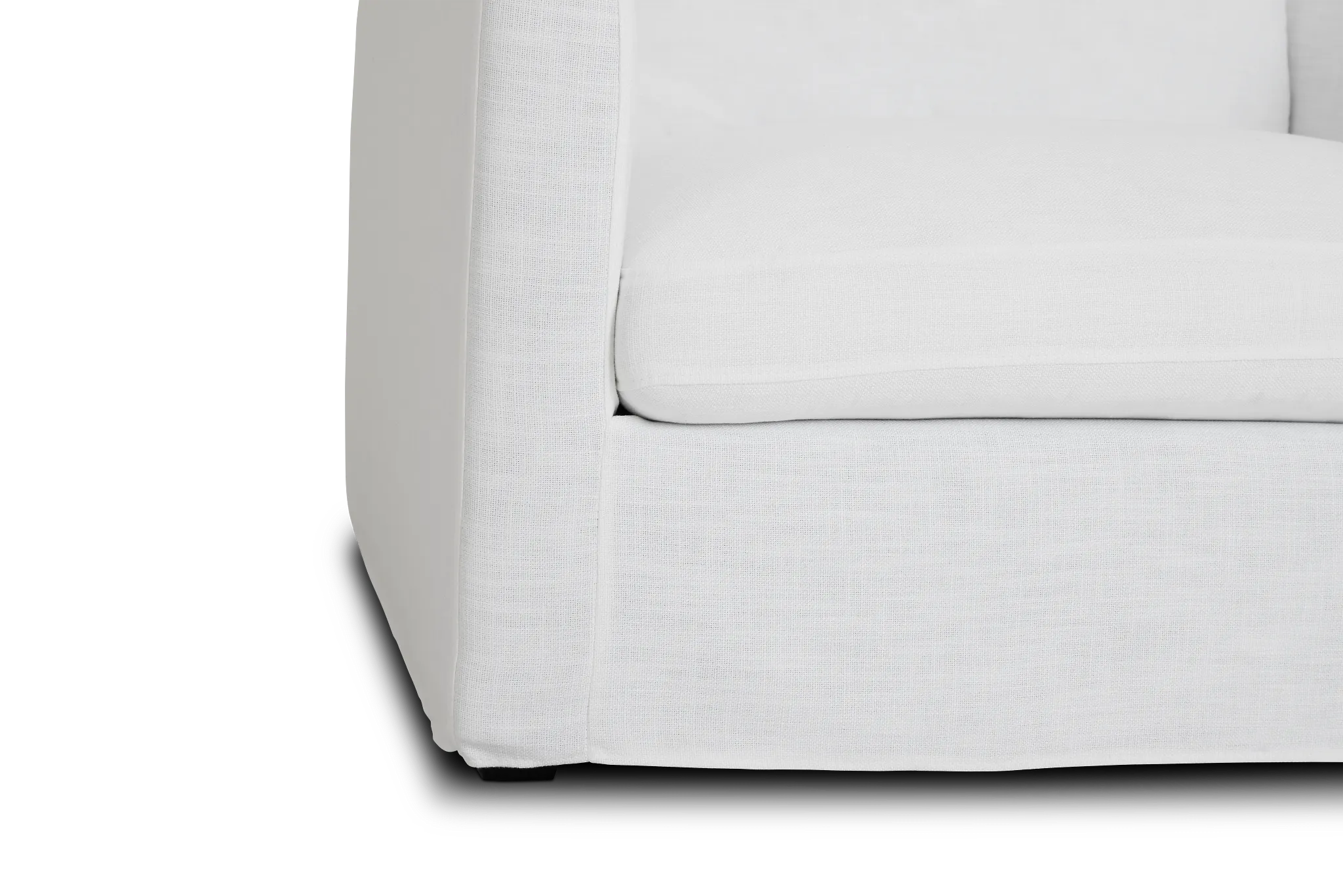 Willow White Fabric Chair