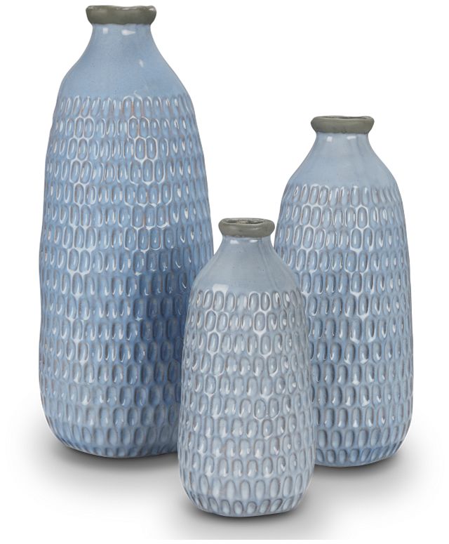 Celeste Blue Large Vase