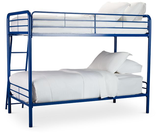Rory Blue Metal Bunk Bed