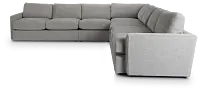 Noah Gray Fabric Large Two-arm Sectional