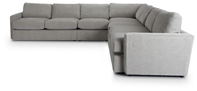 Noah Gray Fabric Large Two-arm Sectional