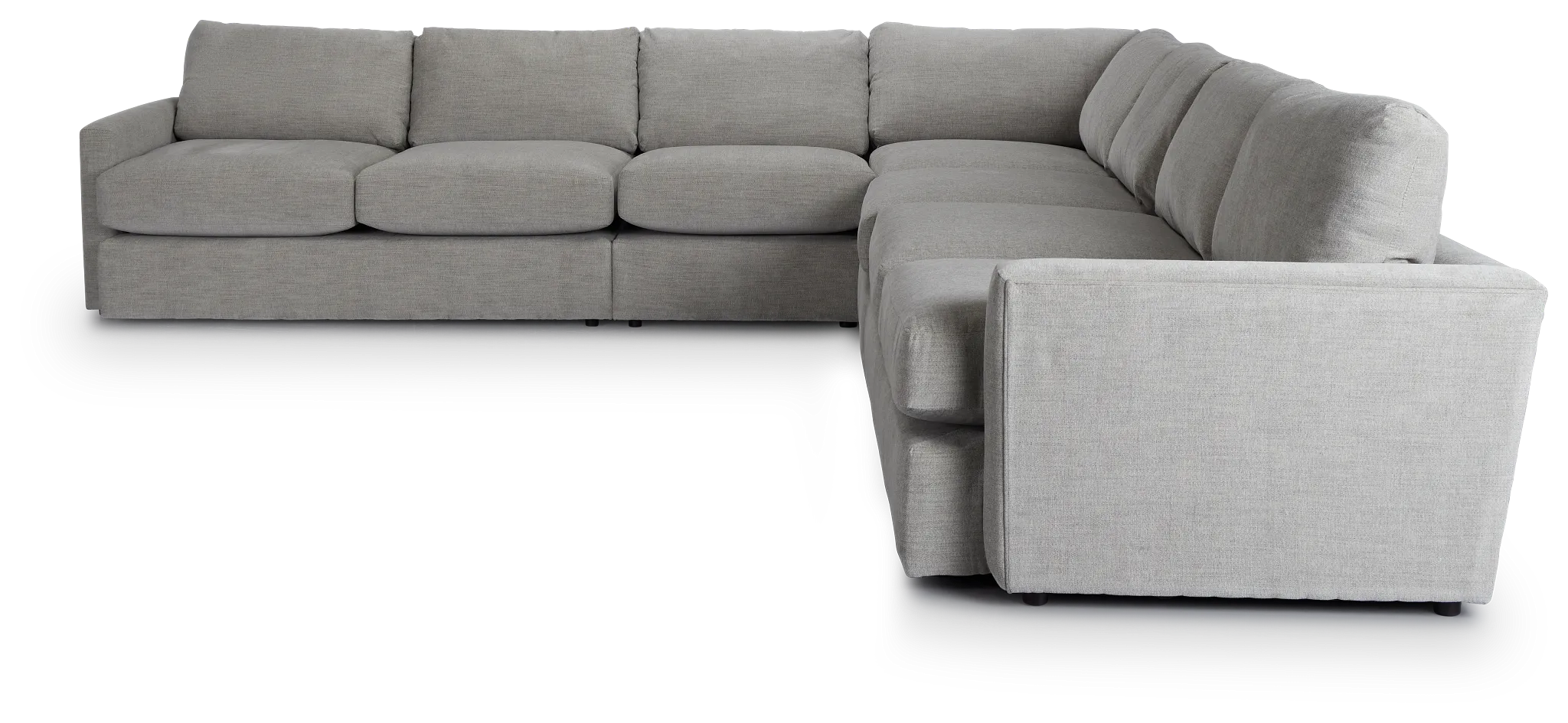 Noah Gray Fabric Large Two-arm Sectional