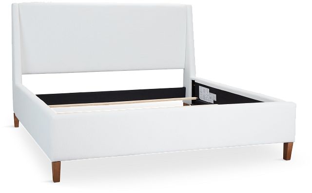 Provo White Uph Panel Bed