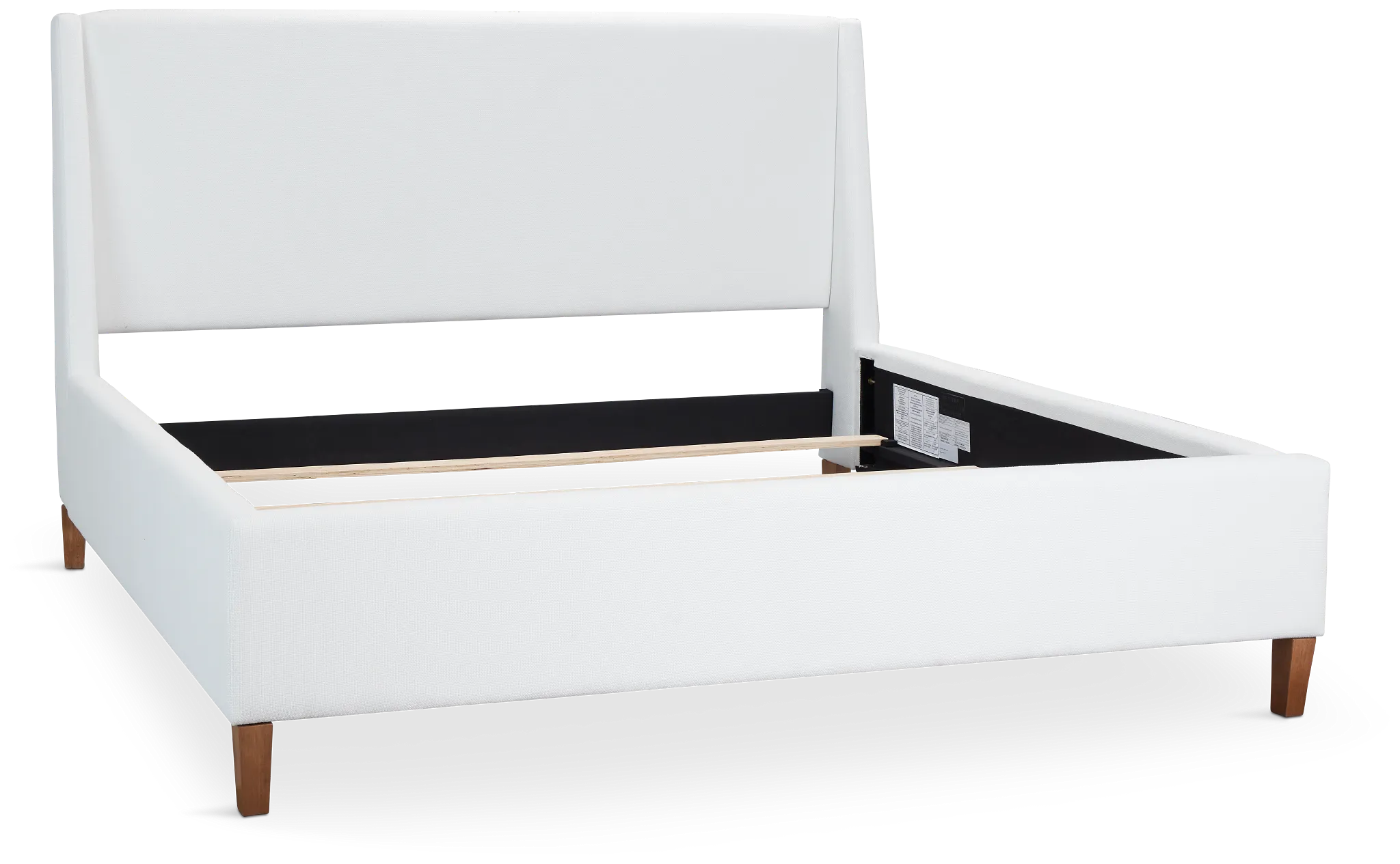 Provo White Uph Panel Bed