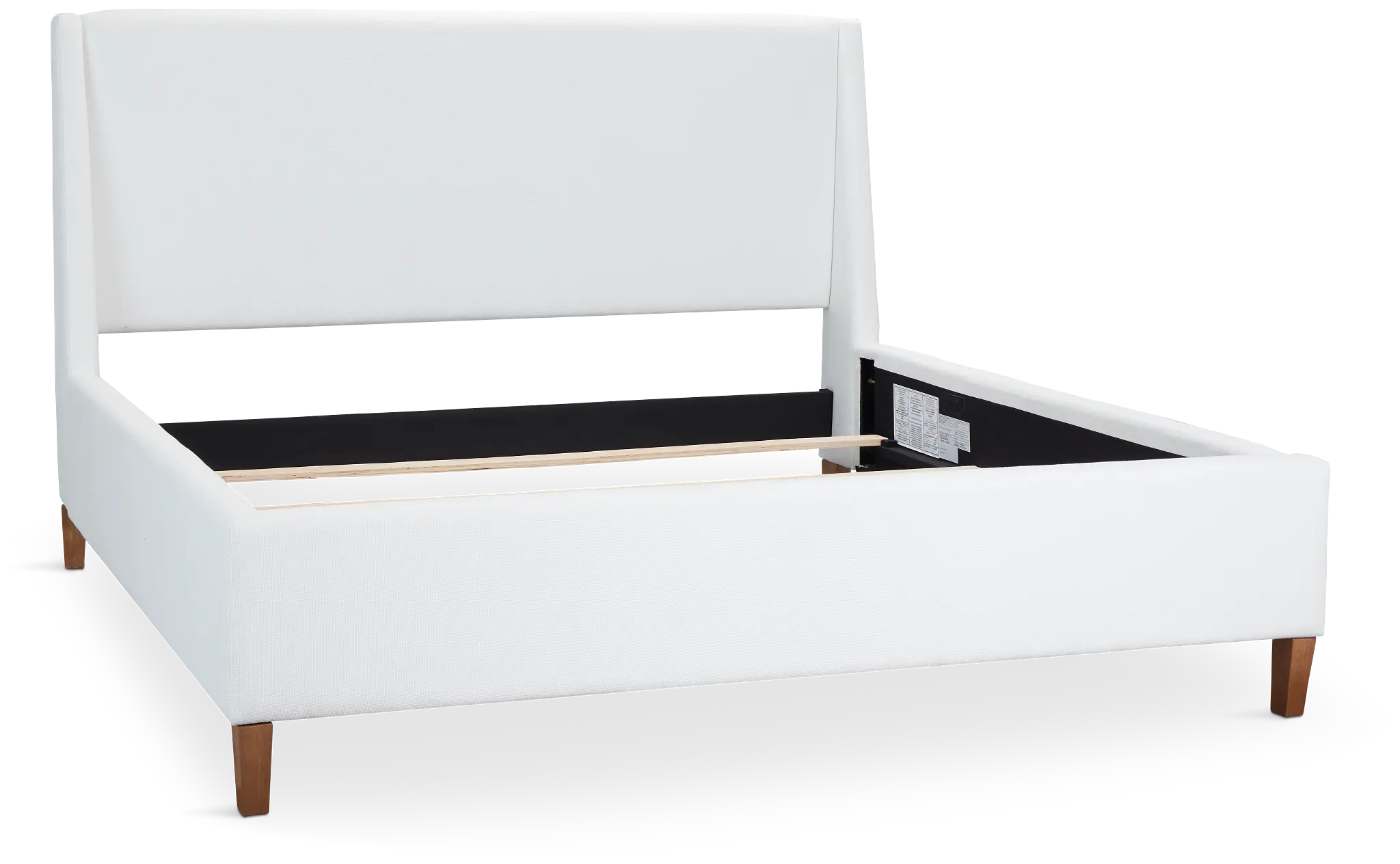 Provo White Uph Panel Bed Provo White Uph Panel Bed