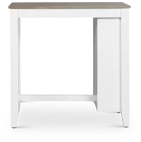 Edgartown Two-tone Storage High Dining Table