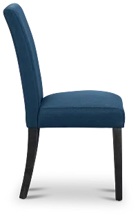 Dublin Navy Dark Tone Upholstered Side Chair