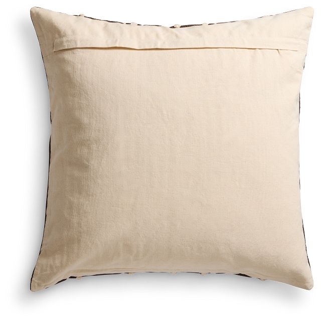 Emilie Brown 24" Square Accent Pillow